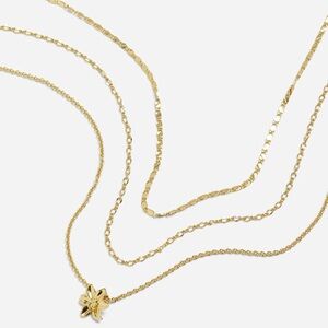 Madewell Three-Pack Flower Necklace Set